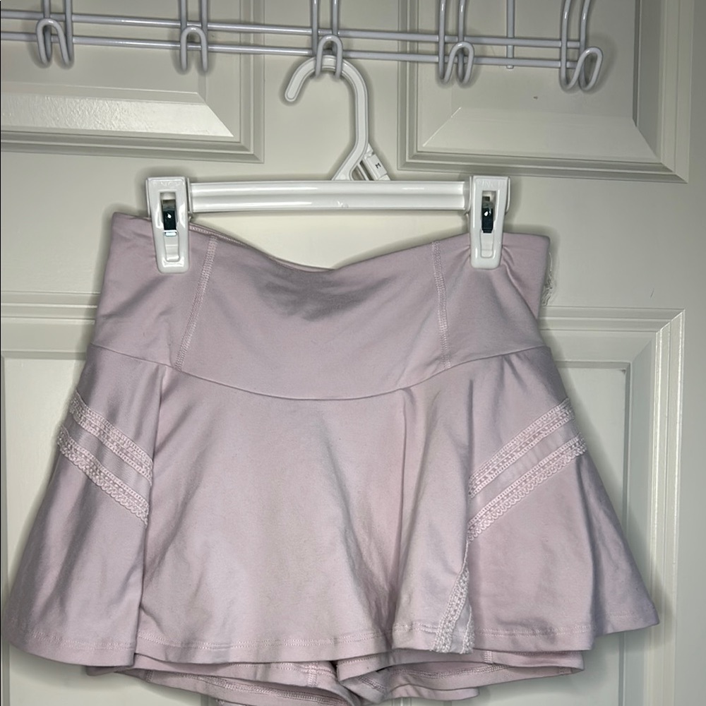 Free People Light Pink Athletic Skirt